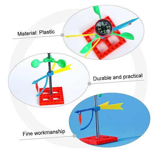 Gatuida DIY Windrichtungsanzeiger Bausatz Windkraft Lernspielzeug Stem Wissenschaftsset Ab Jahre Kreatives Bastelset für Grundschule Physik Projekte und Hand Auge Koordination von Gatuida