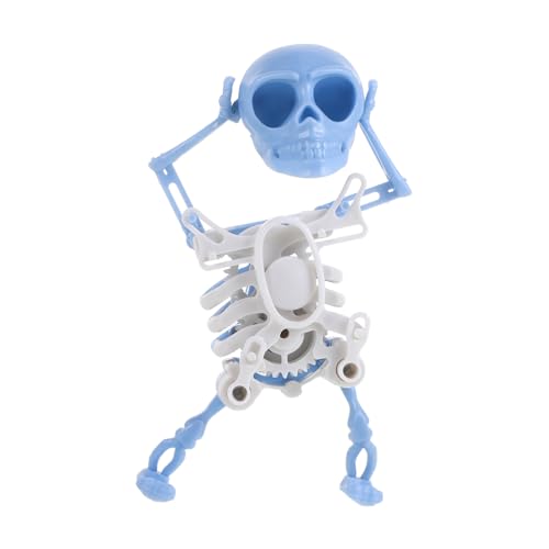 Gatuida Dancing Skeleton Schwingendes Skelett Spieluhr Wind Up Desktop Deko für Zuhause Spaßige Halloween Dekoration Sicher für Altersgruppen von Gatuida