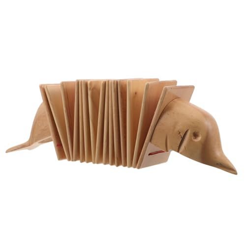 Gatuida Delfin-Holzklöppel: Kinder-Perkussionsmusikinstrument für die Früherziehung – Chinesischer Kuaiban-Holzklöppel für Vorschulkinder Gatuida Delfin-Holzklöppel: Kinder-Perkussionsmusikinstrument für die Früherziehung – Chinesischer Kuaiban-Holzklöppel für Vorschulkinder von Gatuida
