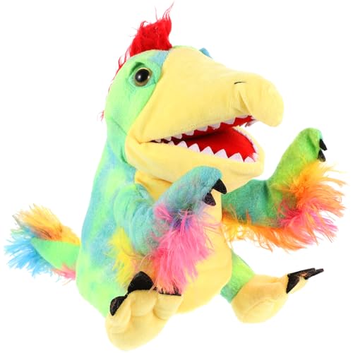 Gatuida Dinosaurier Handpuppe für Realistisches Design Kreatives Puppenspielzeug für Eltern Junge Mädchen Interaktion Leuchtende Farben für Rollenspiele und Geschichtenerzählen Gatuida Dinosaurier Handpuppe für Realistisches Design Kreatives Puppenspielzeug für Eltern Junge Mädchen Interaktion Leuchtende Farben für Rollenspiele und Geschichtenerzählen von Gatuida