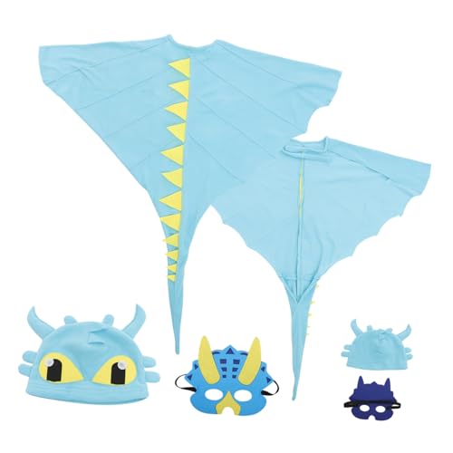Gatuida Dinosaurier Kostüm Jahre Niedliches Dino Cape mit Maske Geeignet für Halloween Geburtstag Cosplay Party und Bühnenauftritte Einzigartiges Kostüm für Mädchen und Jungen von Gatuida