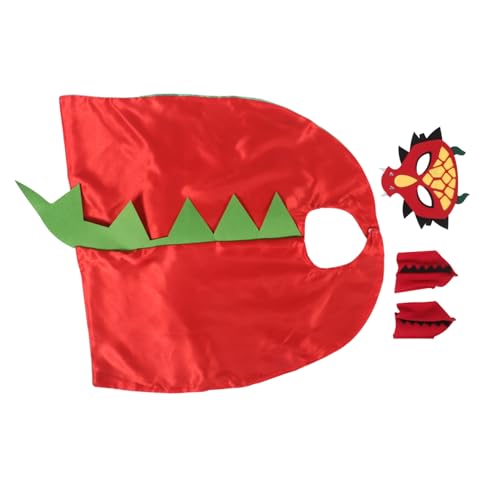 Gatuida Dinosaurier Kostüm für Weicher Atmungsaktiver Umhang mit Dino Einfache Handhabung Interaktives Rollenspiel Vielseitig für Halloween und Partys Geeignet von Gatuida