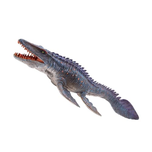 Gatuida Dinosaurier Modellspielzeug Plesiosaurier aus Langlebigem PVC Plastik Realistische Solide Figur in Blau Kindgerechtes Tiermodell und Dekorativer Urzeitwesen für Spiel und Sammlung von Gatuida