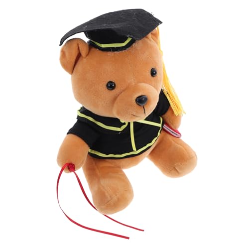 Gatuida Dr Bär Puppe Abschlussbär Plüsch Abschlusstier Plüsch Abschlussbär Plüsch Doktor Bär Abschluss Junggesellenbär Abschlusssaison Plüschpuppe Absolventenpuppe Pp Baumwolle von Gatuida