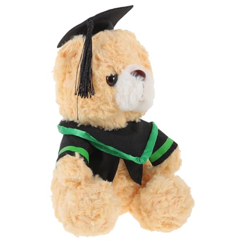 Gatuida Dr Bär Puppe Tiergeschenk Cartoon Bär Puppe Abschluss Plüschbär Abschlussbären Bär Ornament Weiche Flauschige Puppe Entzückendes Bär Partybedarf Abschlussbär Puppe Pp Baumwolle von Gatuida