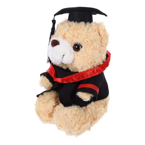 Gatuida Dr. Bärenpuppe Abschlussfeier abschlussgeschenk Geschenkbär Geschenkidee Dekoration Plüschpuppe Kuscheltier süßer Bär Abschluss Bär Party-Abschlussbär Bärengeschenkpuppe von Gatuida