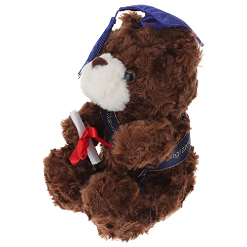 Gatuida Dr. Bärenpuppe Plüschgefüllte Tiere Kuscheltiere Graduierung Plüsch Masse groß tragen Abschlussfeier abschlussgeschenk Prom Bär Plüsch Plüschbärenpuppe PP Baumwolle Brown von Gatuida