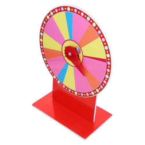 Gatuida Drehbares Party Spielrad mit Robustem PVC Metall Material DIY Beschriftbar Leichtes Tischspiel für Gewinnspiele Feste Karneval Vielseitig für Altersgruppen Geeignet Gatuida Drehbares Party Spielrad mit Robustem PVC Metall Material DIY Beschriftbar Leichtes Tischspiel für Gewinnspiele Feste Karneval Vielseitig für Altersgruppen Geeignet von Gatuida