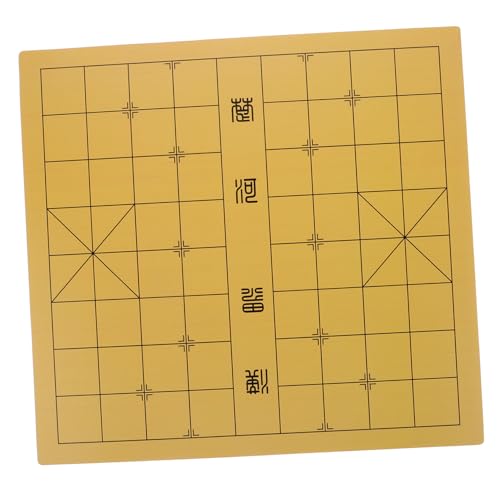 Gatuida Dual Use Schachbrett aus Holz Doppel Sided Go und Chinesisches Schachbrett Tragbar und Kompakt für Einfache Lagerung für Spiele zu Hause oder Unterwegs von Gatuida