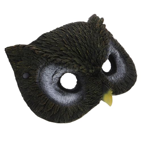 Gatuida Echte Eulenmaske für Realistische Tiermaske für Kostümpartys PU Detailgetreues Design Vielseitig Einsetzbar Perfektes für Feiern von Gatuida