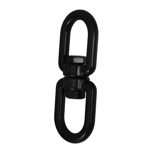 Gatuida Edelstahl Drehwirbel Doppelöse Schwerlast Karabiner Haken für Schaukel Hängematte Hängesessel Sicherer Rotationsverbinder von Gatuida