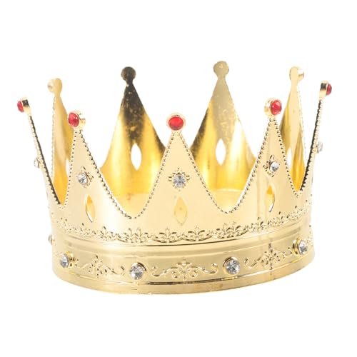 Gatuida Edelsteinkronhaarzubehör thematisiert Krone Kopfbedeckung Mini ein geburtstagsdekoration mädchen Tiara für Hochzeit Glücklich Pastell Kind Party Girl Crown Hüte Strasssteine Golden Gatuida Edelsteinkronhaarzubehör thematisiert Krone Kopfbedeckung Mini ein geburtstagsdekoration mädchen Tiara für Hochzeit Glücklich Pastell Kind Party Girl Crown Hüte Strasssteine Golden von Gatuida