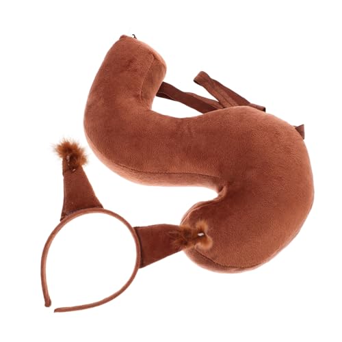 Gatuida Eichhörnchen Kostüm aus Weichem Plüsch mit Verstellbarem Haarreif und Süßes Tierkostüm Partyzubehör für Halloween Weihnachten und Cosplay Gatuida Eichhörnchen Kostüm aus Weichem Plüsch mit Verstellbarem Haarreif und Süßes Tierkostüm Partyzubehör für Halloween Weihnachten und Cosplay von Gatuida