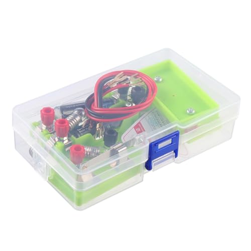 Gatuida Einfacher Elektronikkreis Experimentierkasten Physik Lerngerät mit Teilen für Schüler Interaktives Elektronik Baukastenset Praktischen Fähigkeiten und Vorstellungskraft von Gatuida