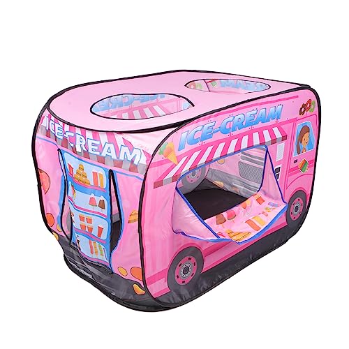 Gatuida Eiscreme Spielzelt für Faltbares Spielhaus für Drinnen und Draußen für Geburtstagsfeiern Weihnachten und Mehr Leicht und Einfach zu Lagern von Gatuida