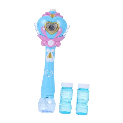 Gatuida Elektrischer Musik seifenblasenstab mit LED leuchte Batteriebetriebenes Handliches Bubble Machine für Leuchtender Fairy Toy für Geburtstag und Party von Gatuida