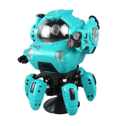 Gatuida Elektrischer Tanzroboter für Bunter Kunststoffroboter mit Frei Schwingenden Gelenken Interaktives Kinderspielzeug zur Kreativen Unterhaltung Blau Gatuida Elektrischer Tanzroboter für Bunter Kunststoffroboter mit Frei Schwingenden Gelenken Interaktives Kinderspielzeug zur Kreativen Unterhaltung Blau von Gatuida