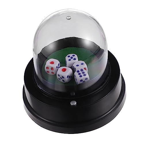 Gatuida Elektrischer Würfelbecher Automatischer Dice Roller mit Schwarzen Würfeln Batteriefrei für Bar Party Ktv und Pub Spiele Leicht zu Reinigen Langlebiges Material Gatuida Elektrischer Würfelbecher Automatischer Dice Roller mit Schwarzen Würfeln Batteriefrei für Bar Party Ktv und Pub Spiele Leicht zu Reinigen Langlebiges Material von Gatuida
