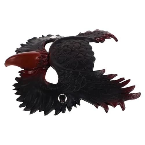 Gatuida Eulenmaske Robustem Kunststoff Verstellbare Tiermaske für Halloween Kostümpartys Atmungsaktiv Perfektes Accessoire für Cosplay Maskenball von Gatuida