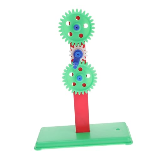 Gatuida Experimentierset Teilig mit Zahnrädern und Ständer Physik Lehrmittel für Mechanische Experimente Anschauliche Funktionsweise Einfache Montage für Schülerpraktika Zufällige Farbe von Gatuida