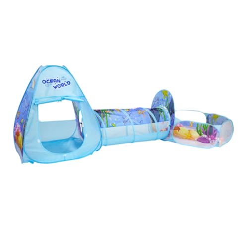 Gatuida Faltbares Teiliges Spielzelt mit Bällen Unterwasser Themen und Krabbeltunnel Faltbarer Spieltunnel für Jungen und Mädchen Indoor Outdoor Spielhaus für Junge Mädchen und Gatuida Faltbares Teiliges Spielzelt mit Bällen Unterwasser Themen und Krabbeltunnel Faltbarer Spieltunnel für Jungen und Mädchen Indoor Outdoor Spielhaus für Junge Mädchen und von Gatuida