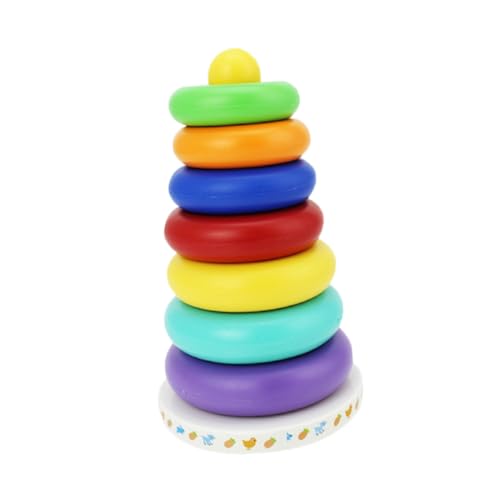 Gatuida Farbige Lernringe Pädagogisches Steckspielzeug aus Kindersicherem Fördert Farberkennung Hand Auge Koordination und Kognitive Entwicklung für Kleinkinder Gatuida Farbige Lernringe Pädagogisches Steckspielzeug aus Kindersicherem Fördert Farberkennung Hand Auge Koordination und Kognitive Entwicklung für Kleinkinder von Gatuida