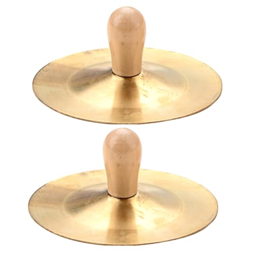 Gatuida Fingerbecken aus Robustem Metall Kleine Fingerzimbeln für Musikspielzeug Sicher Geschliffen für Rhythmische Früherziehung und Eltern Junge Mädchen musikspiele von Gatuida