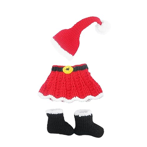 Gatuida Mrs Claus Kostüm für Weihnachtsmann-Kit Baby Kleidung Mädchenkleidung neugeborene Babykleidung Strickkleidung Weihnachten Requisiten Hose einstellen Kind Weihnachtsmütze von Gatuida