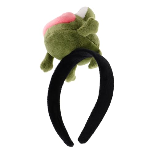Gatuida Frosch Haarreifen Cartoon Kostüm Cosplay Prop Leicht Flexibel Bequem für Karneval Festival Party Accessoire von Gatuida