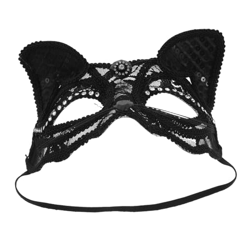Gatuida Fuchs Gesichtsmaske Spitze Karnevalsmaske für Halloween für Cosplay Bühnenauftritte Wiederverwendbar Langlebig mit Realistischen Fuchsmerkmalen Gatuida Fuchs Gesichtsmaske Spitze Karnevalsmaske für Halloween für Cosplay Bühnenauftritte Wiederverwendbar Langlebig mit Realistischen Fuchsmerkmalen von Gatuida