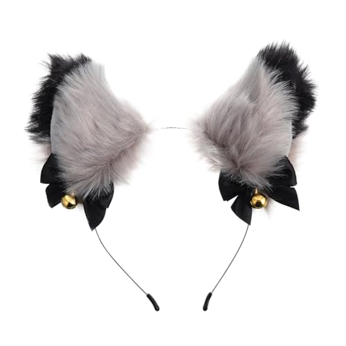 Gatuida Fuchs Ohren Haarreif für Cosplay Plüsch Stirnband für Partys und Halloween Weich und Leicht Zubehör für Mädchen und Kostüme von Gatuida