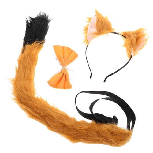 Gatuida Fuchsohren Stirnband Set Teilig Süßes Kunstpelz Cosplay Kostüm Zubehör für Halloween Karneval Rollenspiele und Verkleidungen Gatuida Fuchsohren Stirnband Set Teilig Süßes Kunstpelz Cosplay Kostüm Zubehör für Halloween Karneval Rollenspiele und Verkleidungen von Gatuida