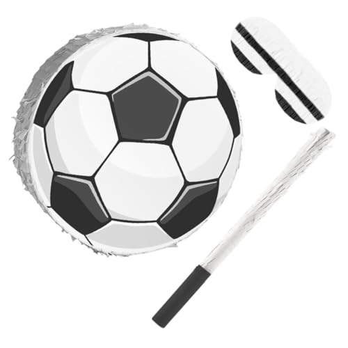 Gatuida Fußball-Piñata Geburtstagsfeier Piñata Stick Fußballspiele für Fußballspiel für Papier von Gatuida