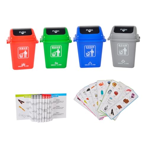 Gatuida Garbage Sorting Umweltfreundliches Lernspiel für Pädagogisches Müllsortierspiel Robustes Material Fördert Umweltbewusstsein und Kognitive Fähigkeiten von Gatuida