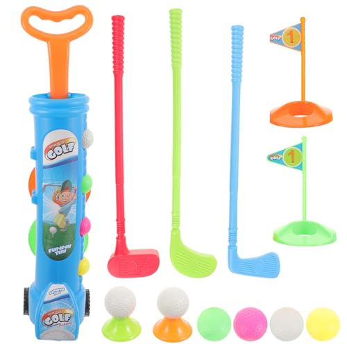 Gatuida Golfset aus Robustem Kunststoff Sicher für Drinnen und Draußen Fördert Hand Auge koordination und Bewegung Mini golfschläger für Kleinkinder und Outdoor spielspaß Gatuida Golfset aus Robustem Kunststoff Sicher für Drinnen und Draußen Fördert Hand Auge koordination und Bewegung Mini golfschläger für Kleinkinder und Outdoor spielspaß von Gatuida