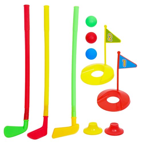Gatuida Golfspiel Set Realistisches Outdoor für Kleinkinder Fördert Motorische Fähigkeiten und Spaß Beim Eltern Junge Mädchen Spiel Geeignet für Anfänger und Drinnen Draußen von Gatuida