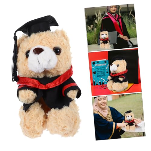 Gatuida Graduation Bear Plüschtier Weiches Stofftier mit Süßem Design Kuscheliger Bachelor Bär als für Absolventen Niedliche Dekoration für Schreibtisch und Gatuida Graduation Bear Plüschtier Weiches Stofftier mit Süßem Design Kuscheliger Bachelor Bär als für Absolventen Niedliche Dekoration für Schreibtisch und von Gatuida