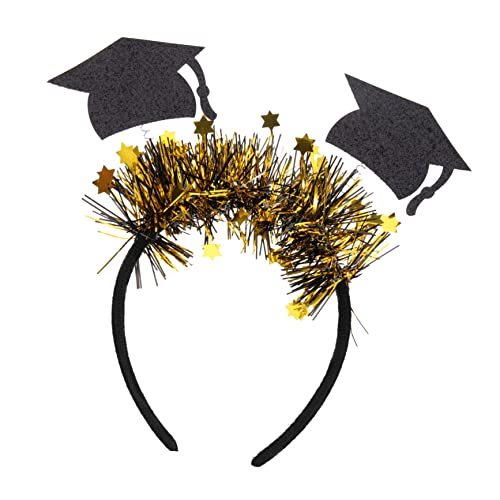 Gatuida Graduation Headband mit Goldenem Fünfzackstern Komfortables Party Haaraccessoire für Erwachsene Passend für Abschlussfeiern und Unvergessliche Fotomomente von Gatuida