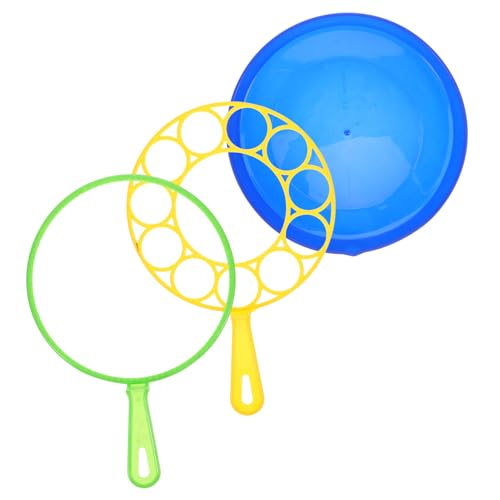 Gatuida Großes Seifenblasen Set Bubble Maker aus Robustem Abs Wiederverwendbar mit Tablett und Großem Seifenblasenstab für Outdoor Spiel Spaß am Kindergeburtstag und im Garten von Gatuida