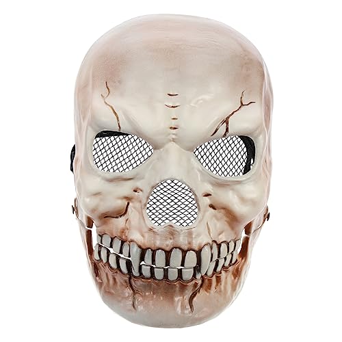 Gatuida Gruselige Halloween Skull Maske aus Hochwertigem Atmungsaktive Horror Maske für Cosplay und Maskenbälle für Halloween Events und Schaurige Partystimmung Gatuida Gruselige Halloween Skull Maske aus Hochwertigem Atmungsaktive Horror Maske für Cosplay und Maskenbälle für Halloween Events und Schaurige Partystimmung von Gatuida