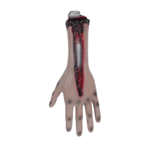 Gatuida Gruselige PU Deko für Halloween Abgetrennte Hand als Schauriger Party und Cosplay für Geisterhäuser und Streiche von Gatuida