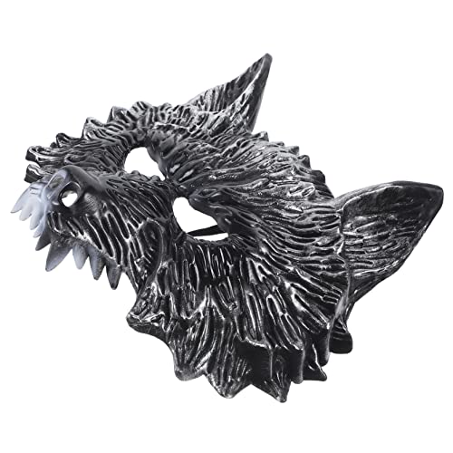 Gatuida Gruselige Wolfsmaske Silberfarben Halloween Tierkostüm Karneval Party Zubehör für Männer und Erwachsene Realistische Horror Cosplay Maske mit Feinen Details und Lustigem Design Gatuida Gruselige Wolfsmaske Silberfarben Halloween Tierkostüm Karneval Party Zubehör für Männer und Erwachsene Realistische Horror Cosplay Maske mit Feinen Details und Lustigem Design von Gatuida