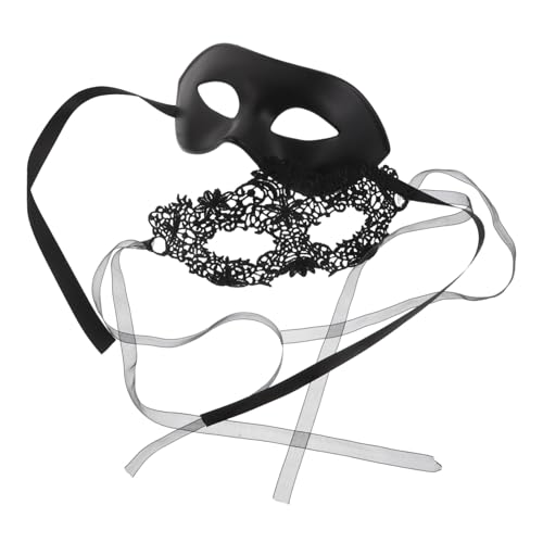 Gatuida Halbgesichtsmaske Mit Spitzenmuster Und Blumendekor Für Maskenbälle Karnevalspartys Und Halloween-kostüme Ergonomisch Geformt Für Komfort Gatuida Halbgesichtsmaske Mit Spitzenmuster Und Blumendekor Für Maskenbälle Karnevalspartys Und Halloween-kostüme Ergonomisch Geformt Für Komfort von Gatuida