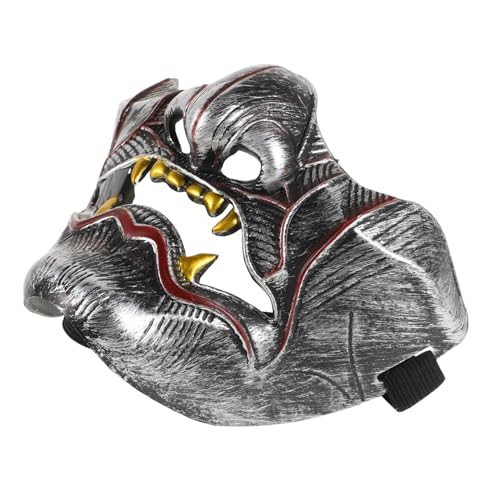 Gatuida Halbgesichts Samurai Maske Prajna Maske für Halloween Cosplay und Themenpartys Bequeme Handwerkskunst Dramatische Gatuida Halbgesichts Samurai Maske Prajna Maske für Halloween Cosplay und Themenpartys Bequeme Handwerkskunst Dramatische von Gatuida