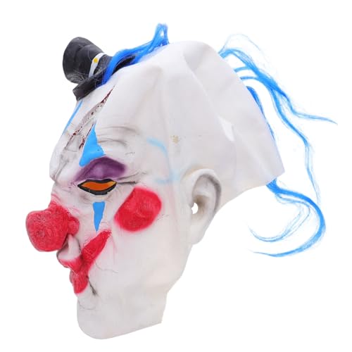 Gatuida Halloween Clown Maske Leichte Bequeme Vollgesichtsmaske mit Kreativem Design Vielseitig für Karneval Maskenball Halloween und Cosplay Unisex Zubehör für Erwachsene Gatuida Halloween Clown Maske Leichte Bequeme Vollgesichtsmaske mit Kreativem Design Vielseitig für Karneval Maskenball Halloween und Cosplay Unisex Zubehör für Erwachsene von Gatuida