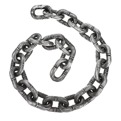 Gatuida Halloween Dekoration Kette Fake Chain aus Kunststoff für Halloween Kostüme und Partys Realistische Deko für Grusel Langlebig und Leicht für Cosplay und Aufführungen von Gatuida