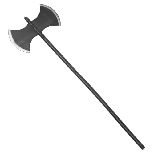 Gatuida Halloween Doppelaxt Requisit Leicht Abnehmbar Sicher für Party Kostüm Zubehör für Jungen Mädchen Horror Cosplay von Gatuida