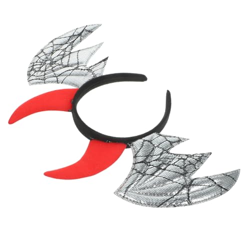 Gatuida Halloween Fledermaus Stirnband mit Horn Cosplay Haarreifen für Kostümpartys Leicht und Bequem für Fotografie und Rollenspiele Halloween Haarschmuck für Damen und Herren Gatuida Halloween Fledermaus Stirnband mit Horn Cosplay Haarreifen für Kostümpartys Leicht und Bequem für Fotografie und Rollenspiele Halloween Haarschmuck für Damen und Herren von Gatuida