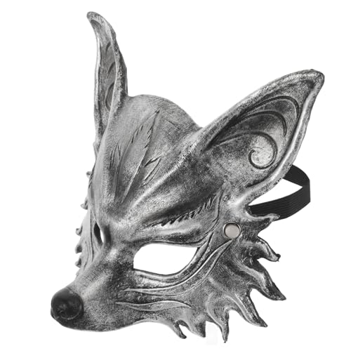 Gatuida Halloween Fuchsmaske für Männer Realistische Tiermaske PU Halbgesichtsmaske für Kostümpartys Maskeraden und Kreative Verkleidungen Gatuida Halloween Fuchsmaske für Männer Realistische Tiermaske PU Halbgesichtsmaske für Kostümpartys Maskeraden und Kreative Verkleidungen von Gatuida