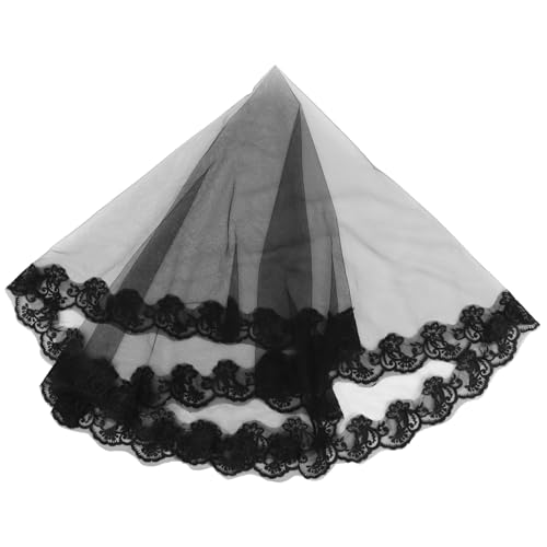 Gatuida Halloween Geisterbraut Schleier Gothic Stil Schwarzer Schleier für Mottopartys und Hochzeiten Vintage Braut Accessoire für Halloween Gatuida Halloween Geisterbraut Schleier Gothic Stil Schwarzer Schleier für Mottopartys und Hochzeiten Vintage Braut Accessoire für Halloween von Gatuida
